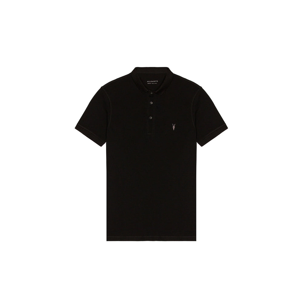 All Saints Reform Polo Shirts Black