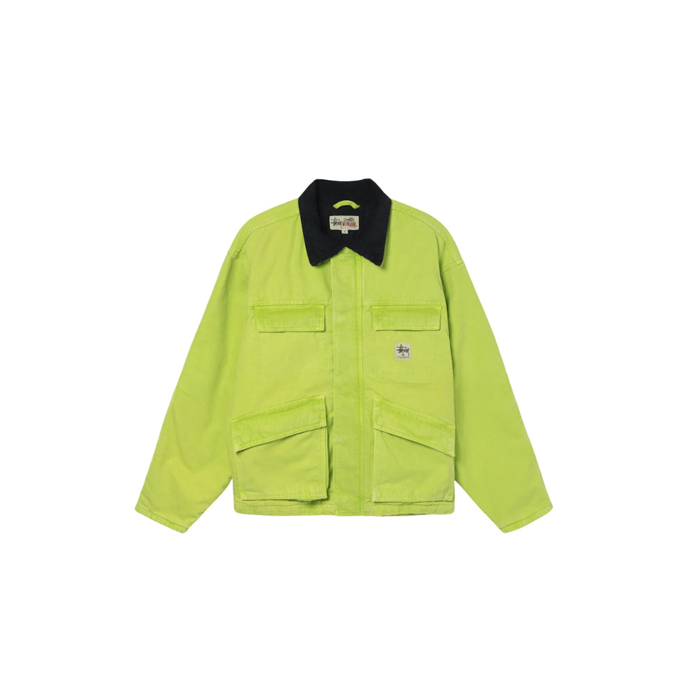 Stüssy Washed Canvas Shop Jacket Yellow